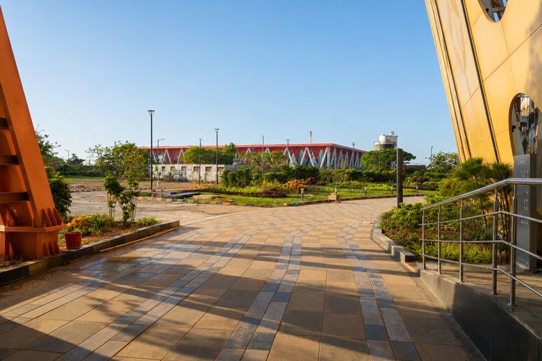 The entrance approach to UBCC